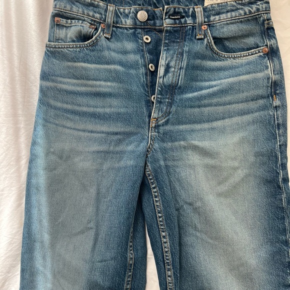 NWOT Rag & Bone Alex High Waisted Jeans in Gypsum - Picture 4 of 5